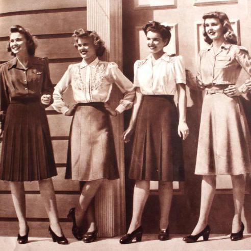 kontrollere Folde angst Blogpost om moden i 40'erne | 40er stils kjoler & tøj