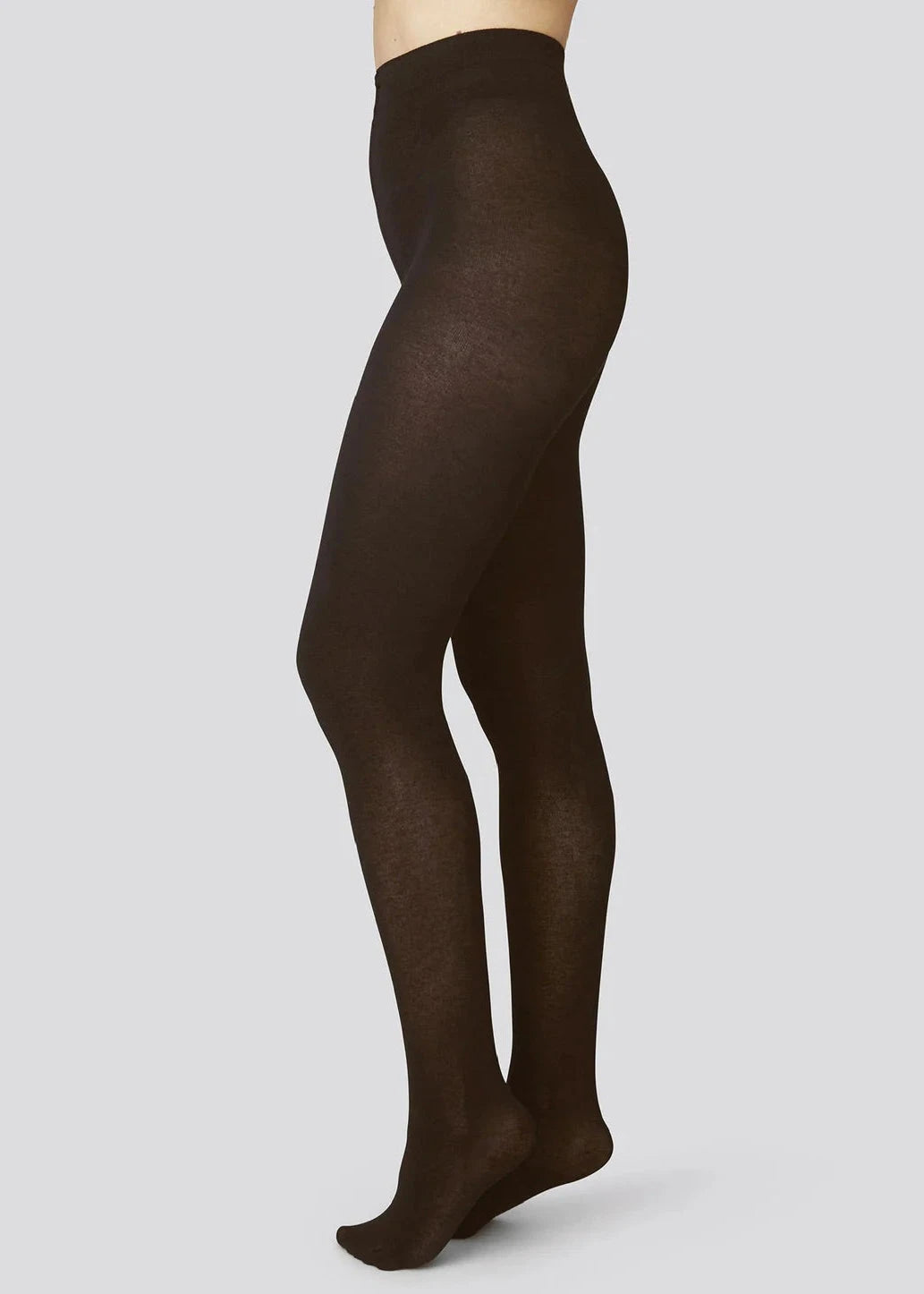 Alice Cashmere tights strømpebukser - brun strømpebukser Swedish Stockings