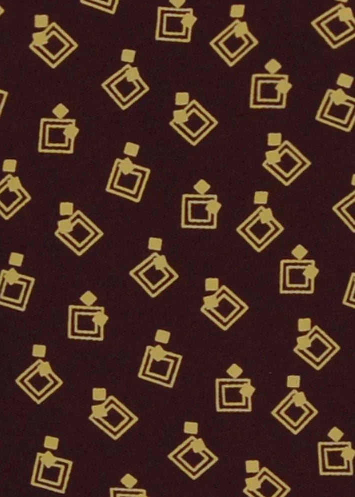 Ava klassisk A-form kjole i blommefarvet 'Diamond Deco' aline kjole House of Foxy