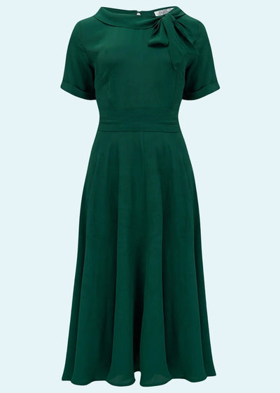 Bloomsbury: Cindy vintage stils kjole i grøn Seamstress Of Bloomsbury 