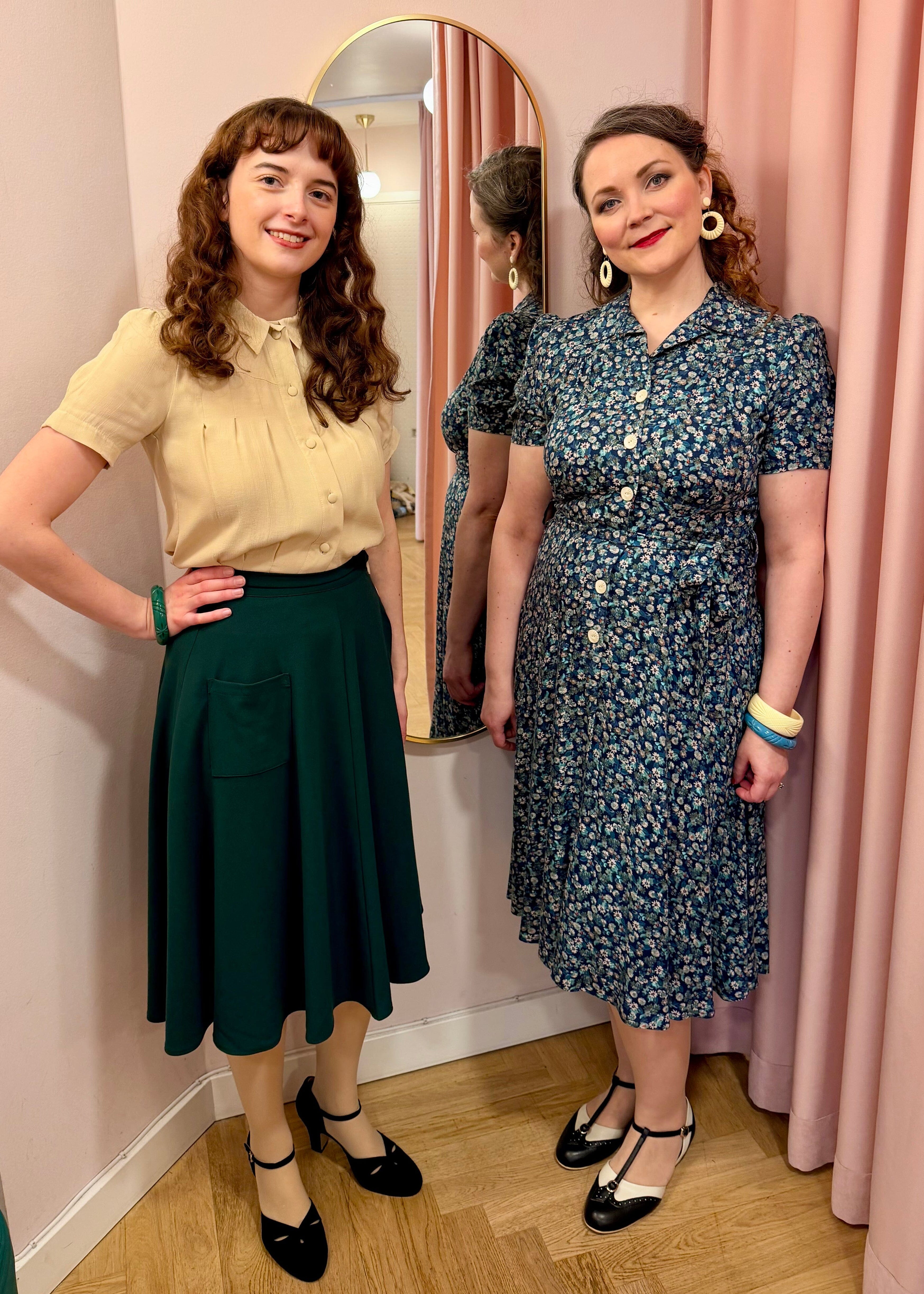 Bonnie kortærmet skjorte - 'antique' kortærmet skjorte House of Foxy