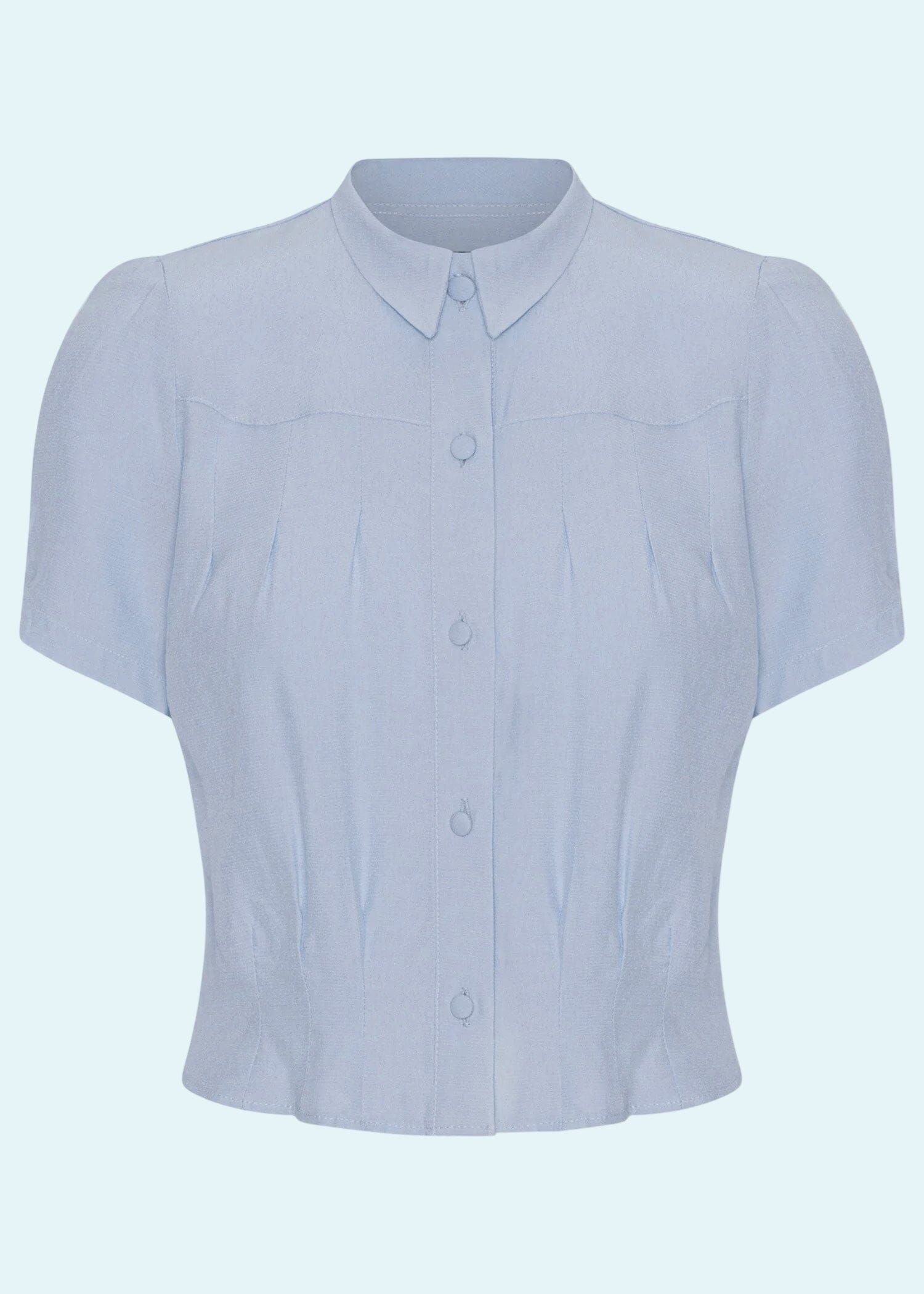 Bonnie skjorte i syren kortærmet skjorte House of Foxy