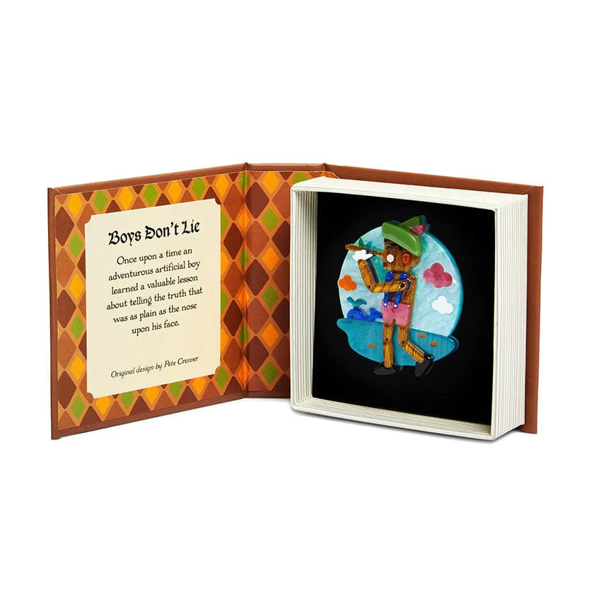 Boys Don't Lie Brooch Accessories Erstwilder