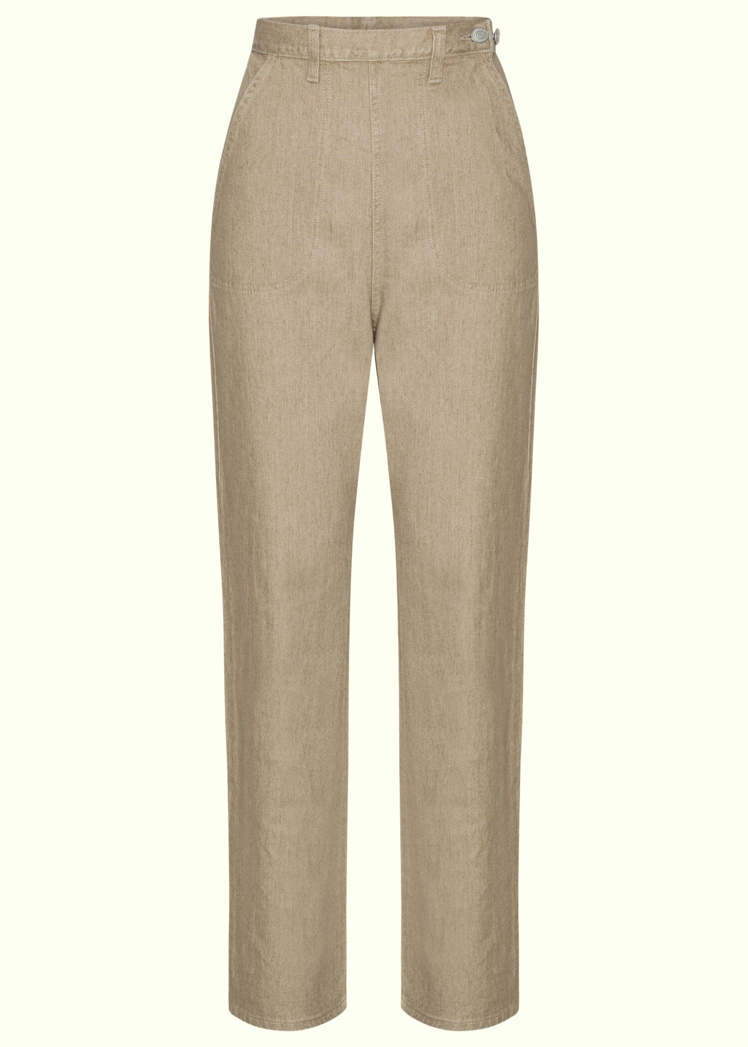 Classic jeans i lys beige bukser Freddies Of Pinewood
