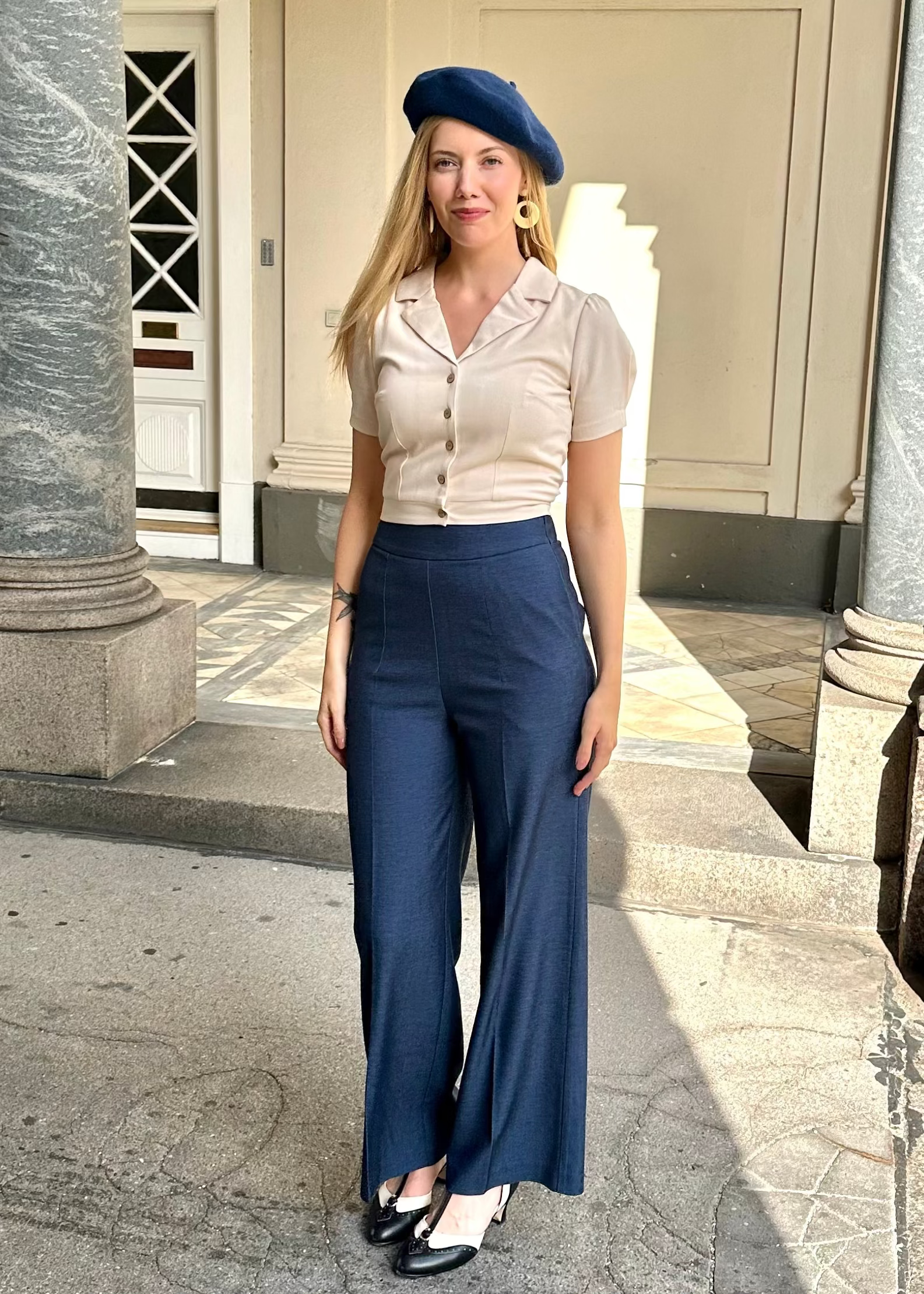 Daisy kortærmet skjorte i råhvid kortærmet skjorte Daisy Dapper