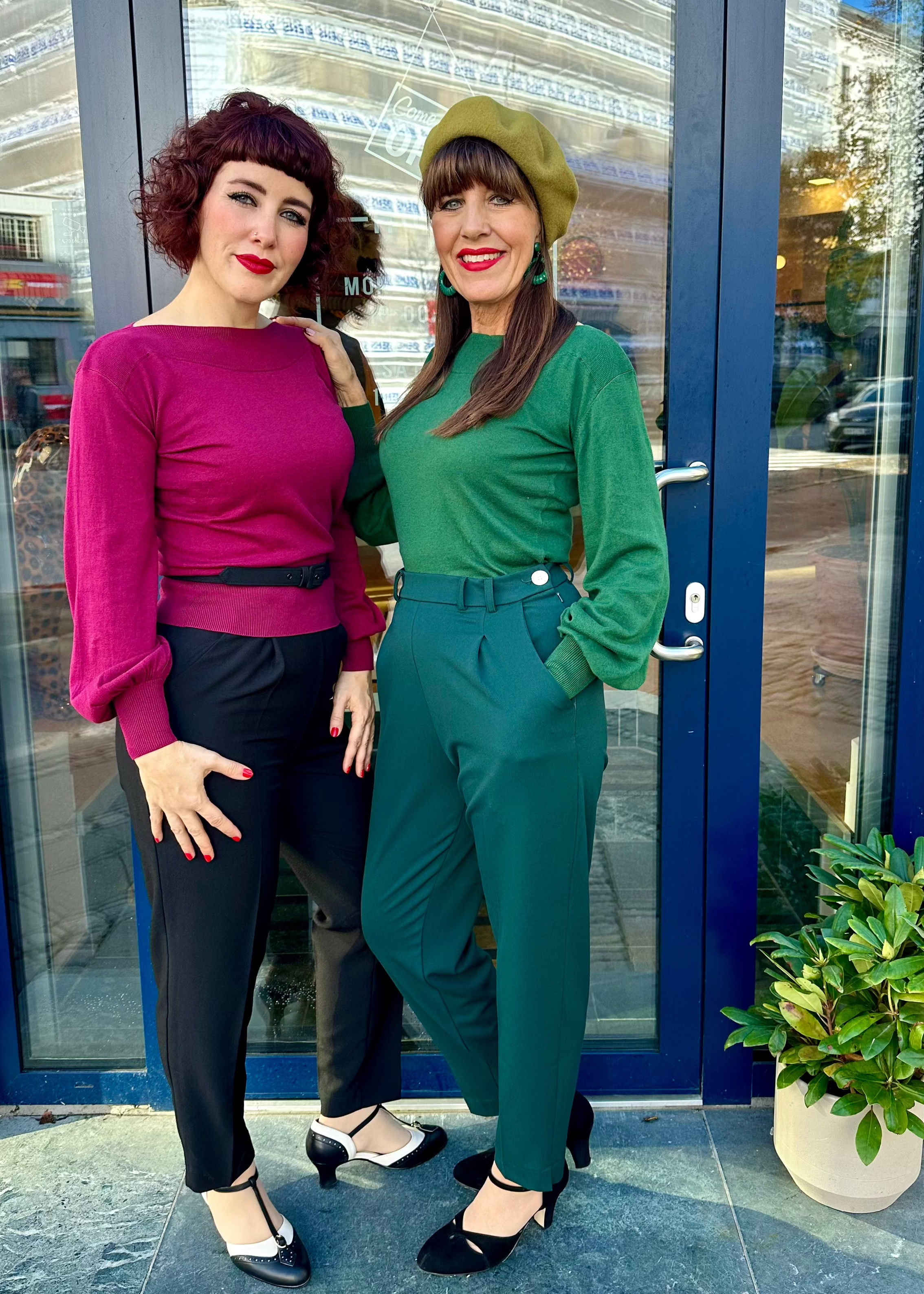 Dorothy Tapered ankelbukser i sort bukser Weekend Doll