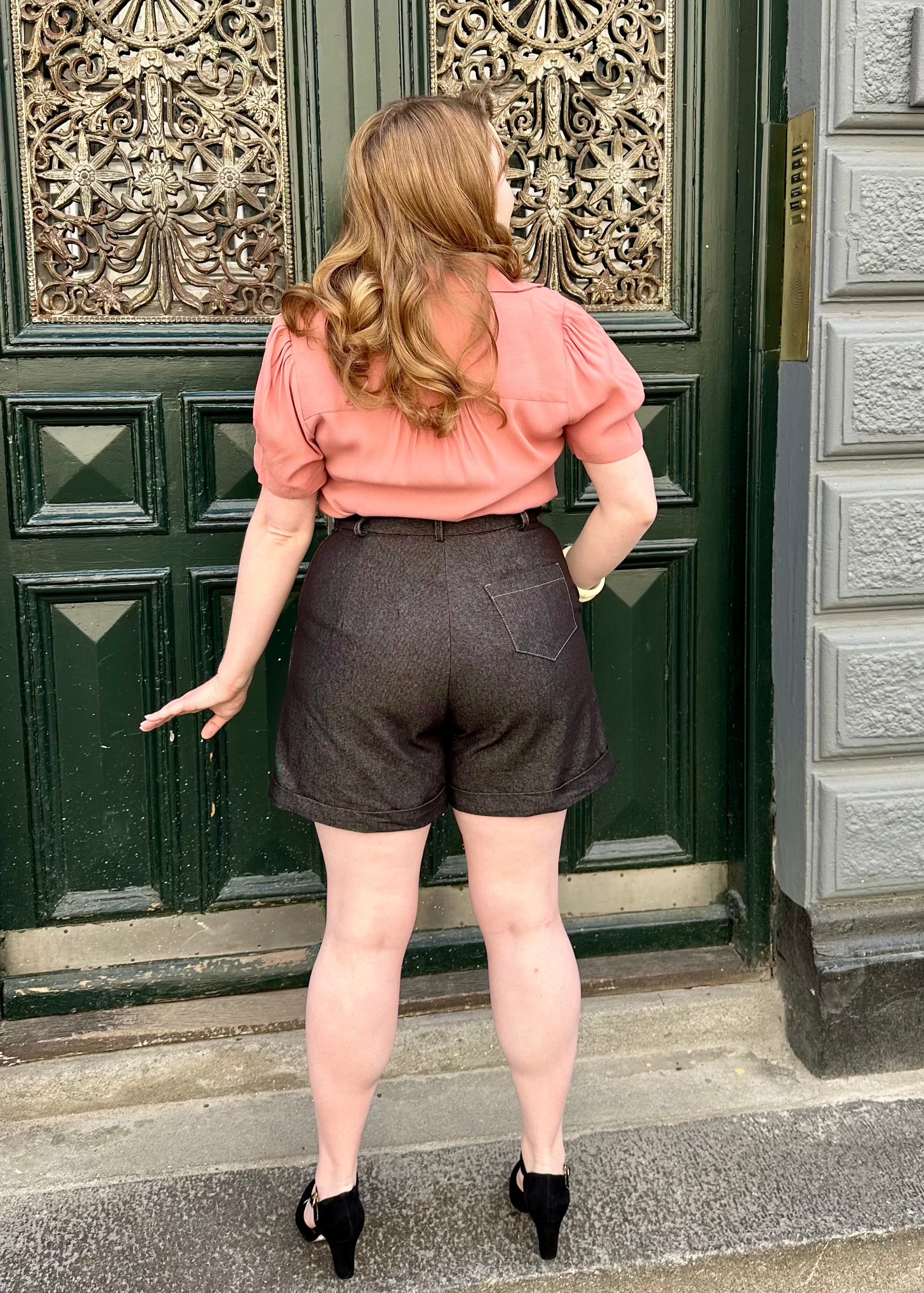 Gene kortærmet skjorte i rosa kortærmet skjorte Weekend Doll