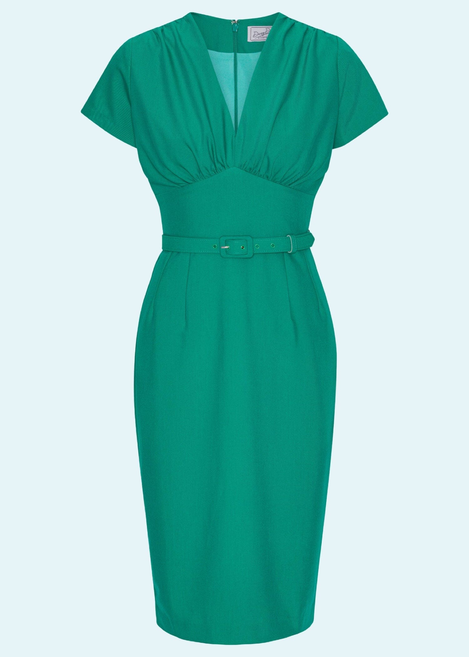 Holly pencilkjole i aqua grøn Kjoler Daisy Dapper