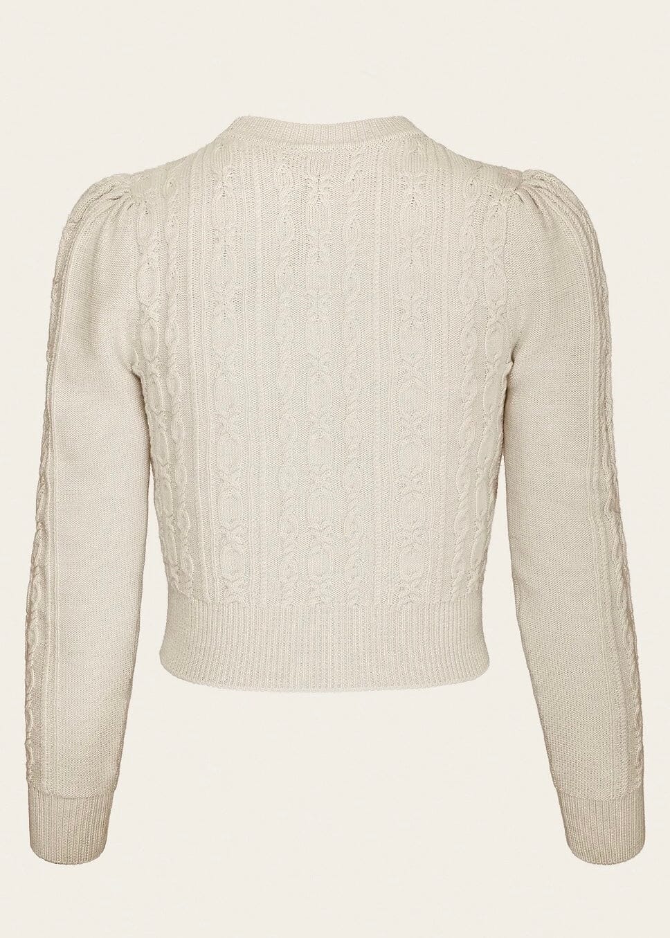 Ice Skater Cardigan - Antique white cardigan Emmy Design