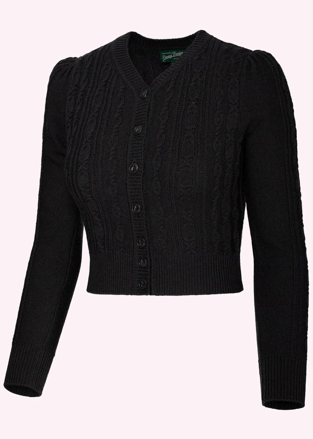Ice Skater Cardigan - Black cardigan Emmy Design