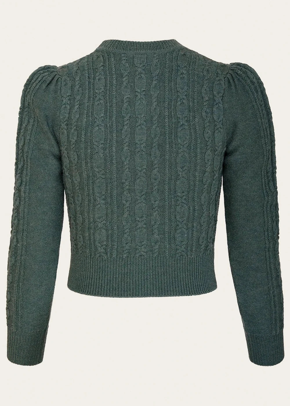 Ice Skater Cardigan - Sea Green cardigan Emmy Design