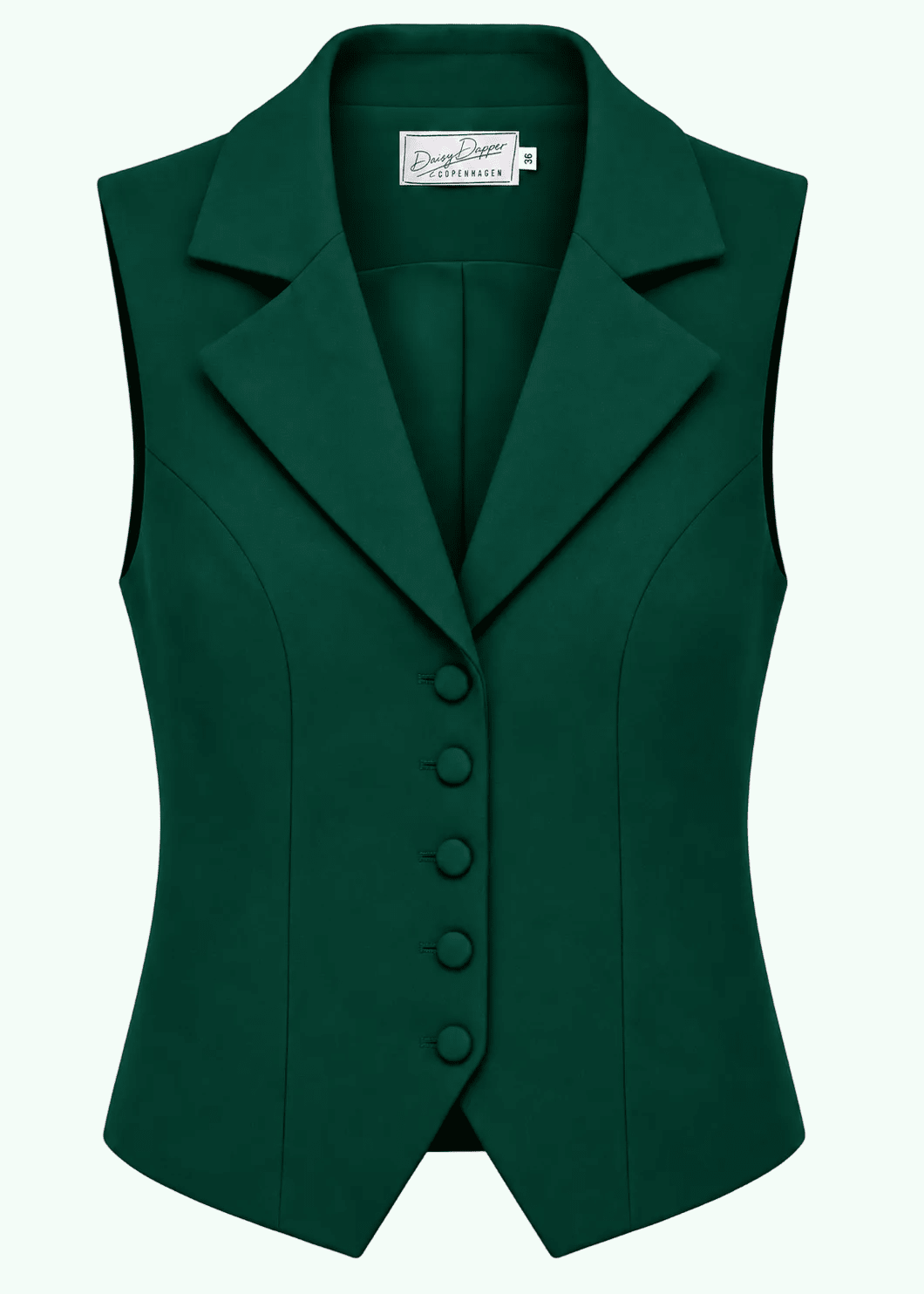 Marlene vest - mørkegrøn vest Daisy Dapper