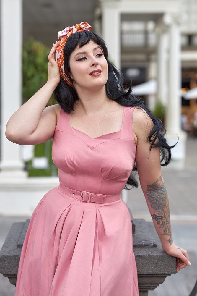 Renitta-Pia swingkjole i pink Kjoler Miss Candyfloss