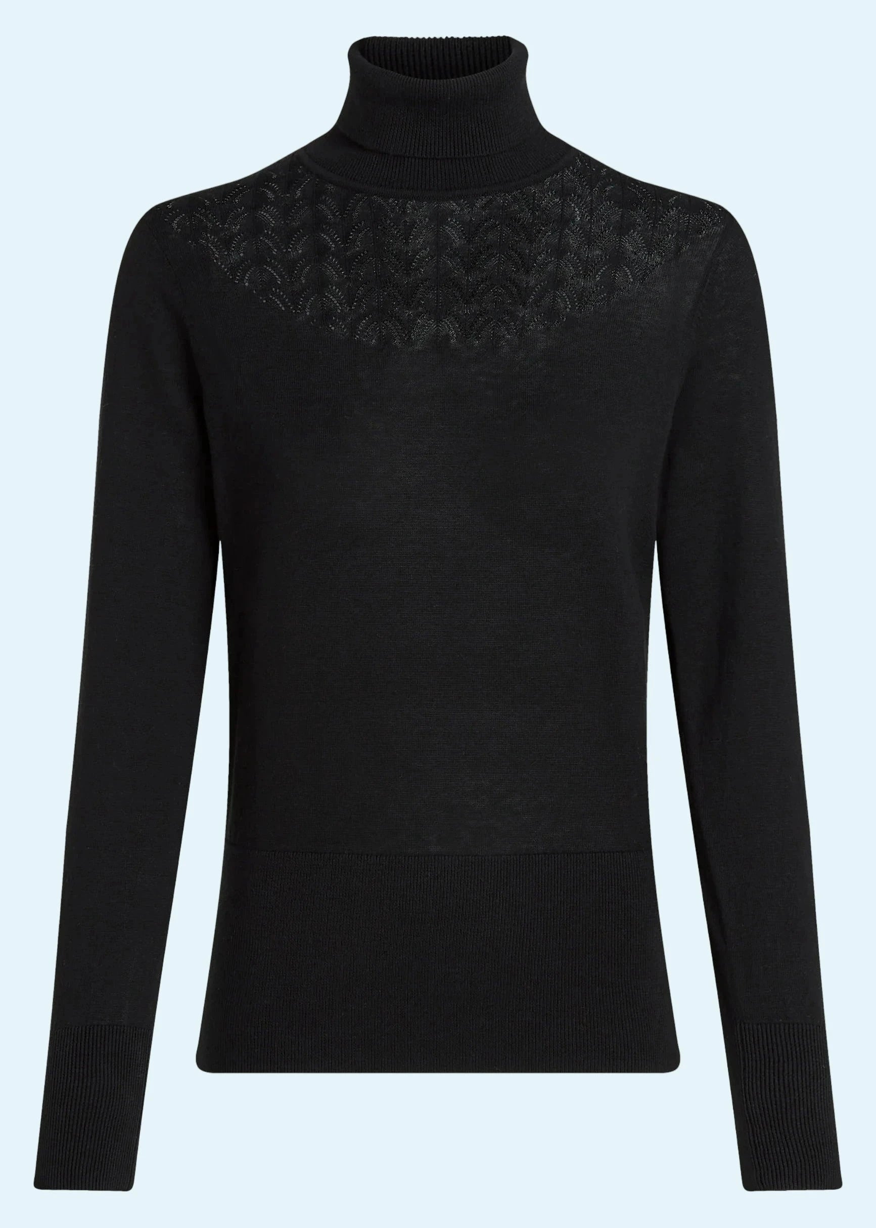 Rullekrave Club Top i sort top King Louie