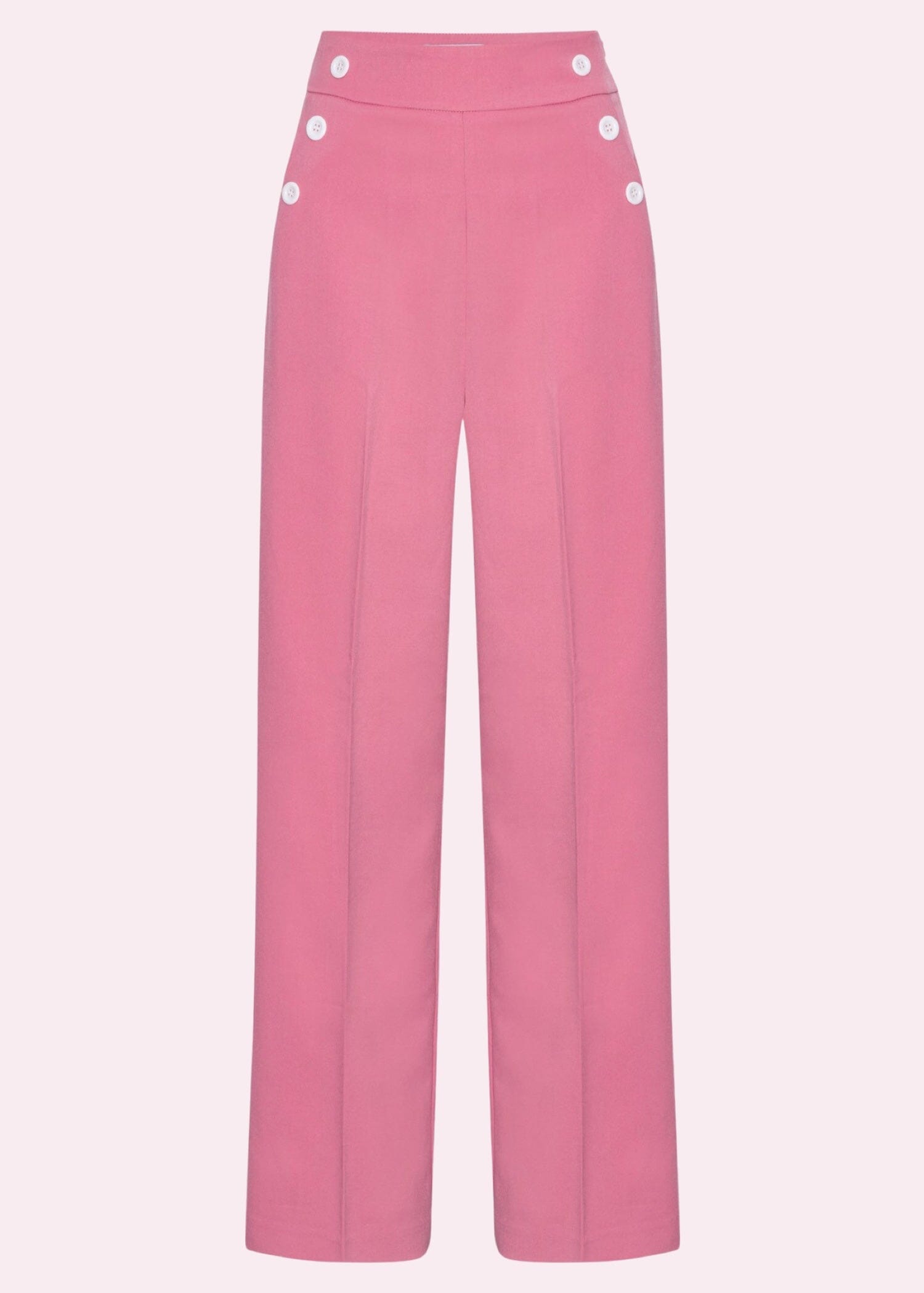 Sally højtaljede sailorbukser i cerise pink tøj Daisy Dapper