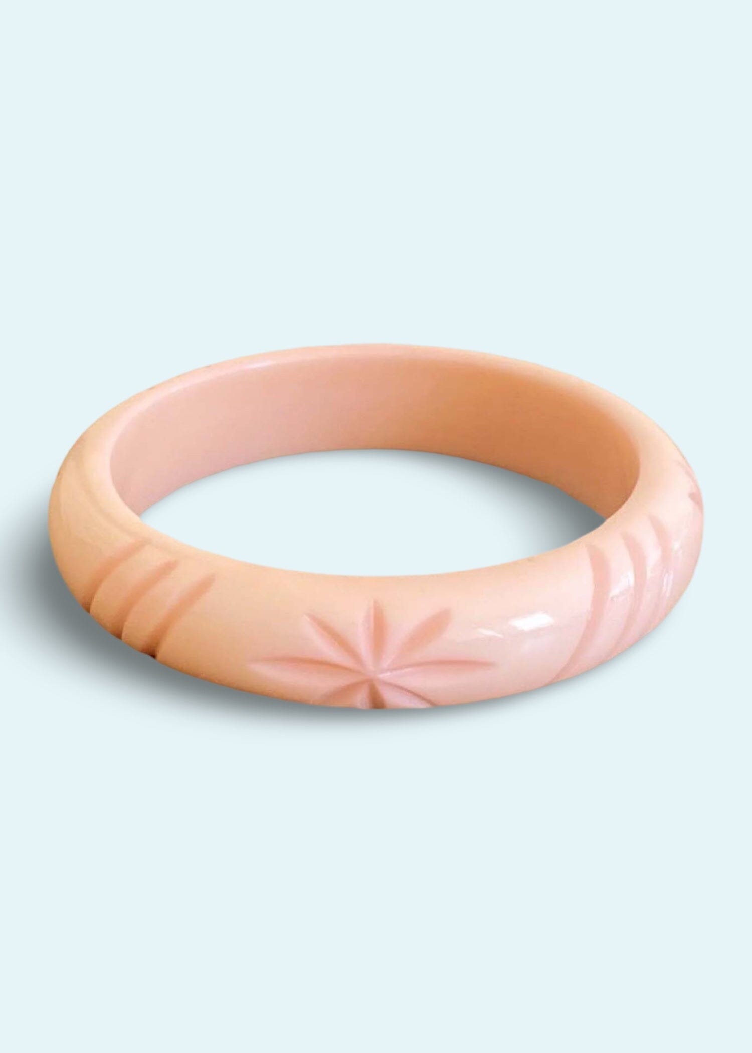 Smalt armbånd i vintage stil, fersken Accessories Rock It Rosie