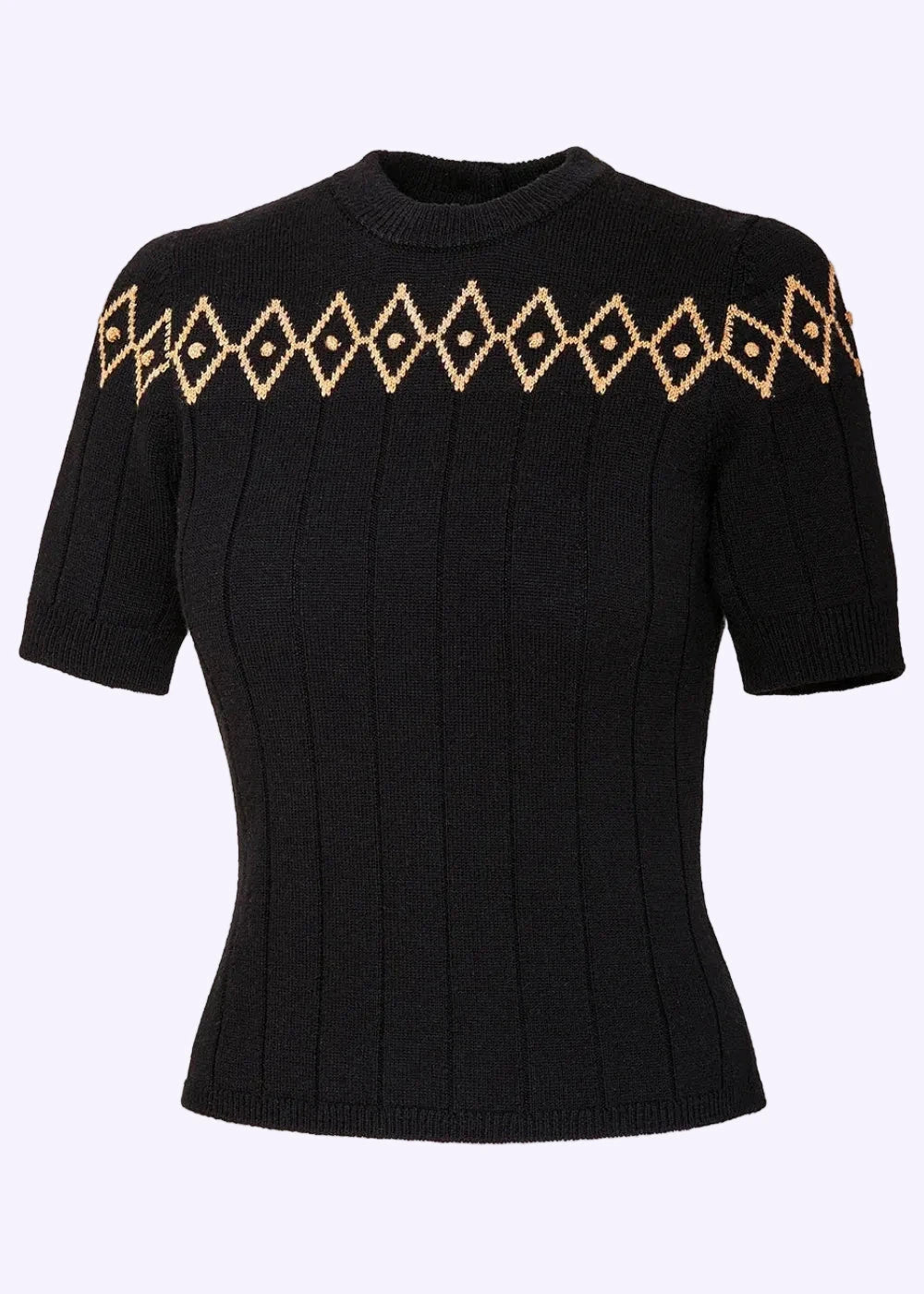 The Darling Diamond Top - Black strik top Emmy Design