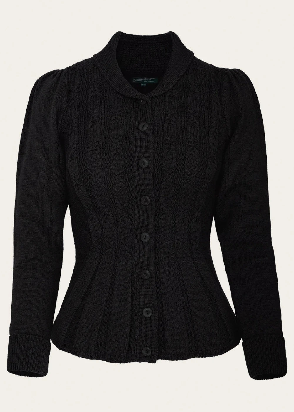 The Screen Siren Cardigan - Black cardigan Emmy Design