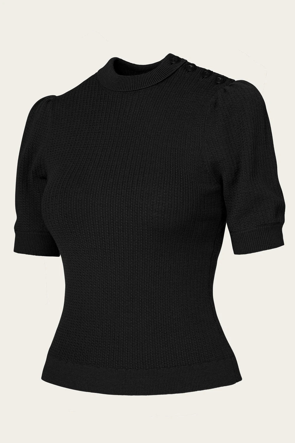 The Top Drawer Top i sort bluse Emmy Design