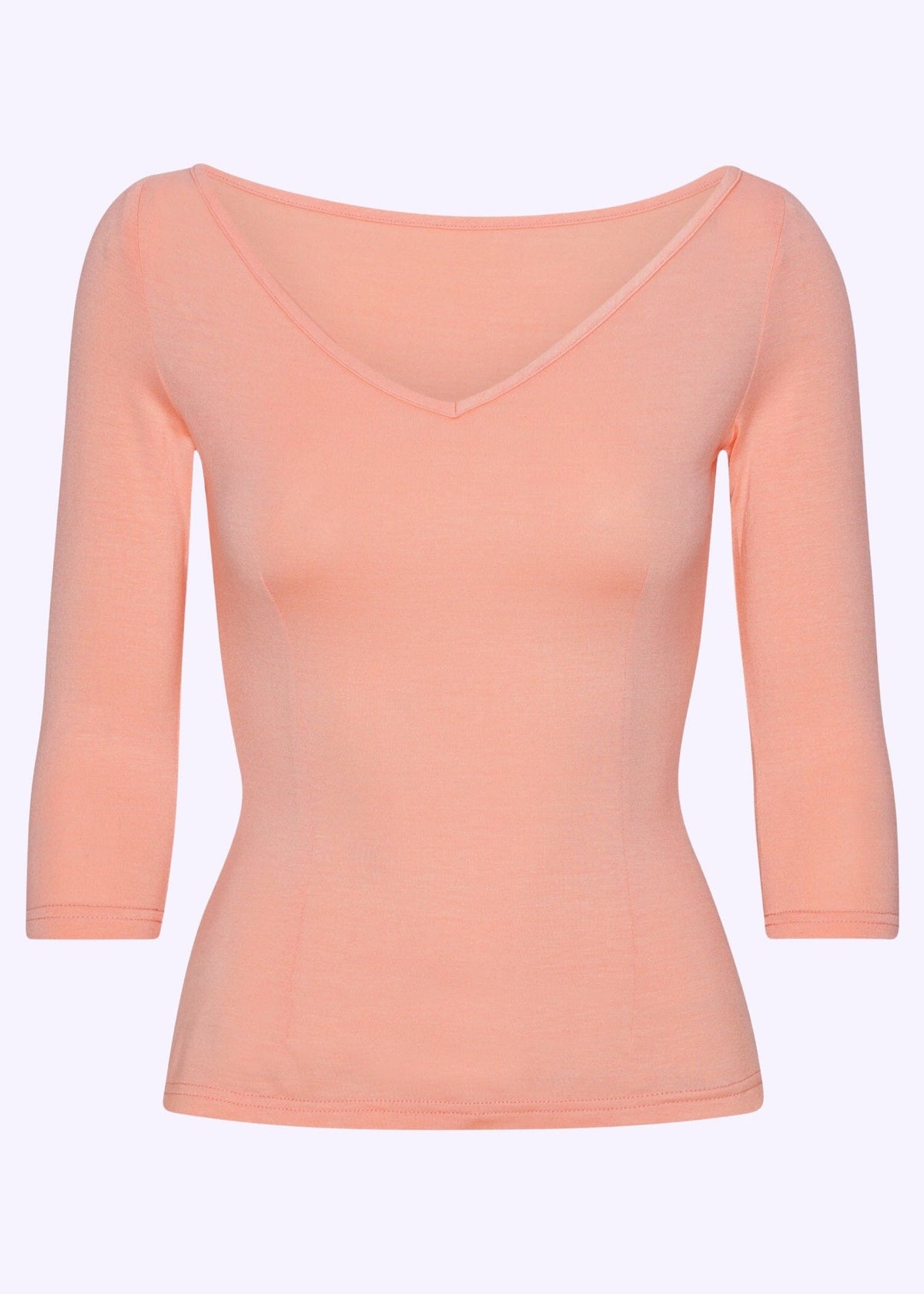 Vendbar boatneck top i baby pink toej Daisy Dapper
