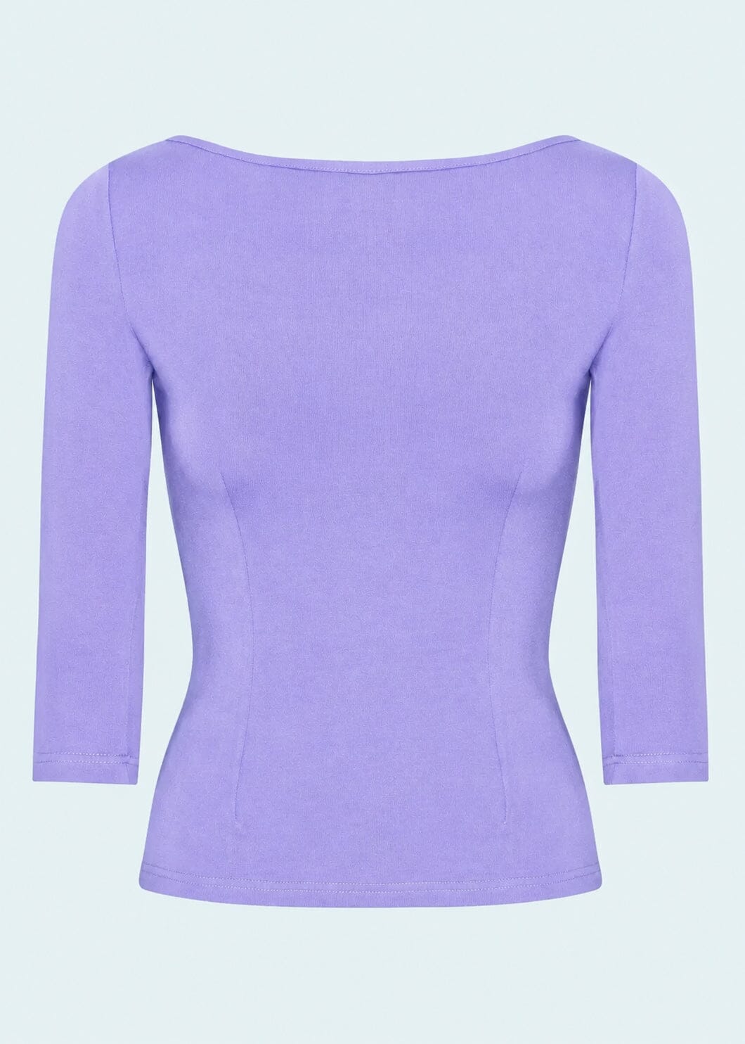 Vendbar boatneck top - lavendel jersey top Daisy Dapper