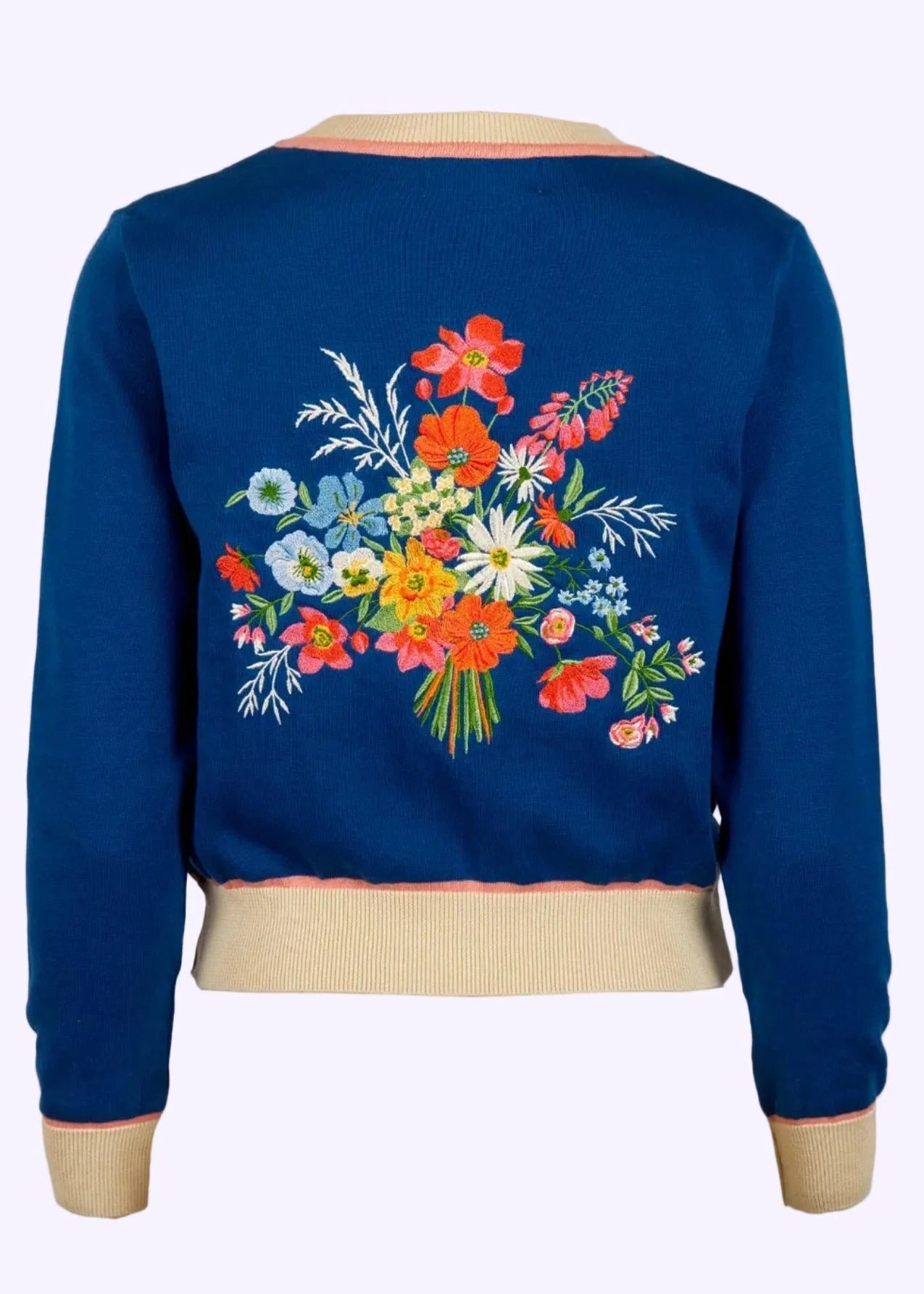 Vera Cardigan – Blue Posies Strik Palava