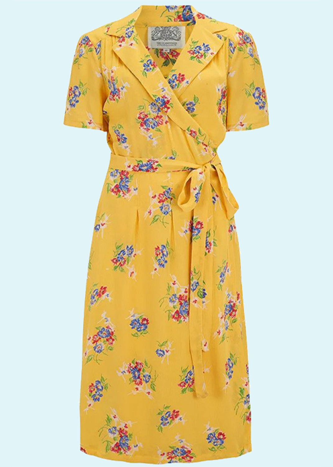 væsentligt frugter kobling Slåom kjole i gul | Stort udvalg af slåom kjoler