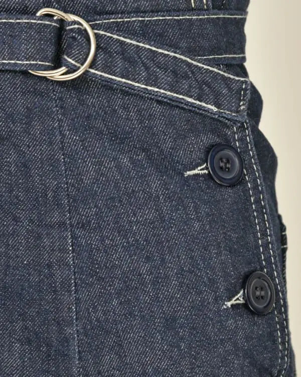 Freddies of Pinewood: Højtaljede shorts i vintage stils denim Freddies Of Pinewood