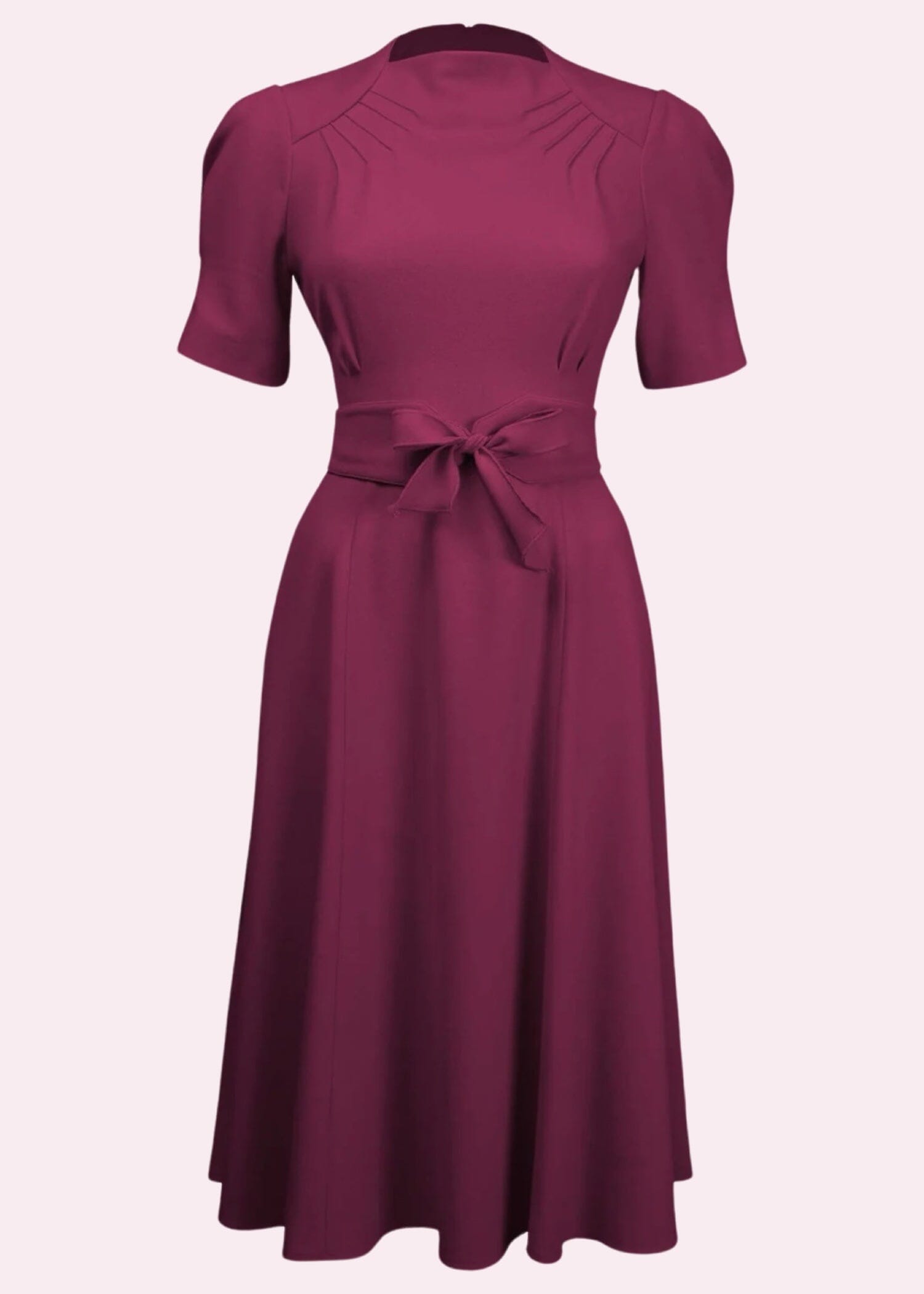 House of Foxy: Stanwyck 40'er stils kjole i berry House Of Foxy
