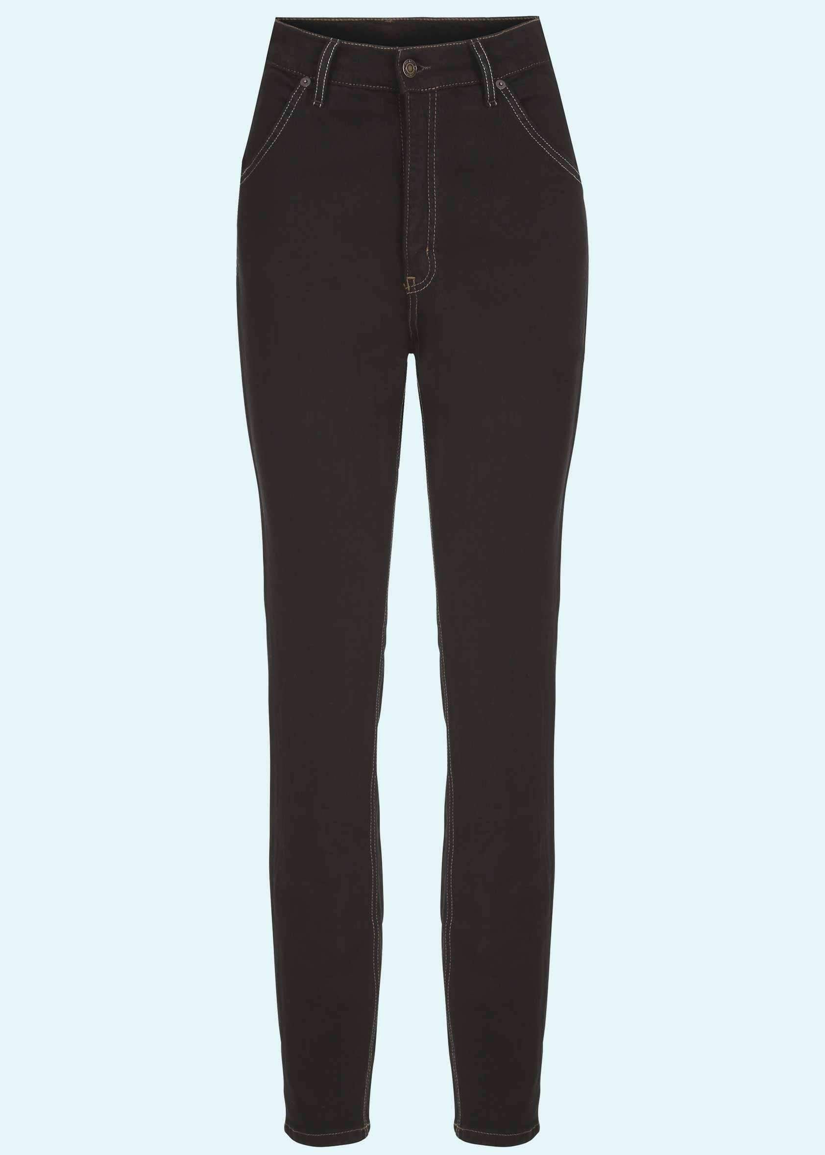 Lady K Loves: Klassiske sorte jeans 32" toej mondokaos