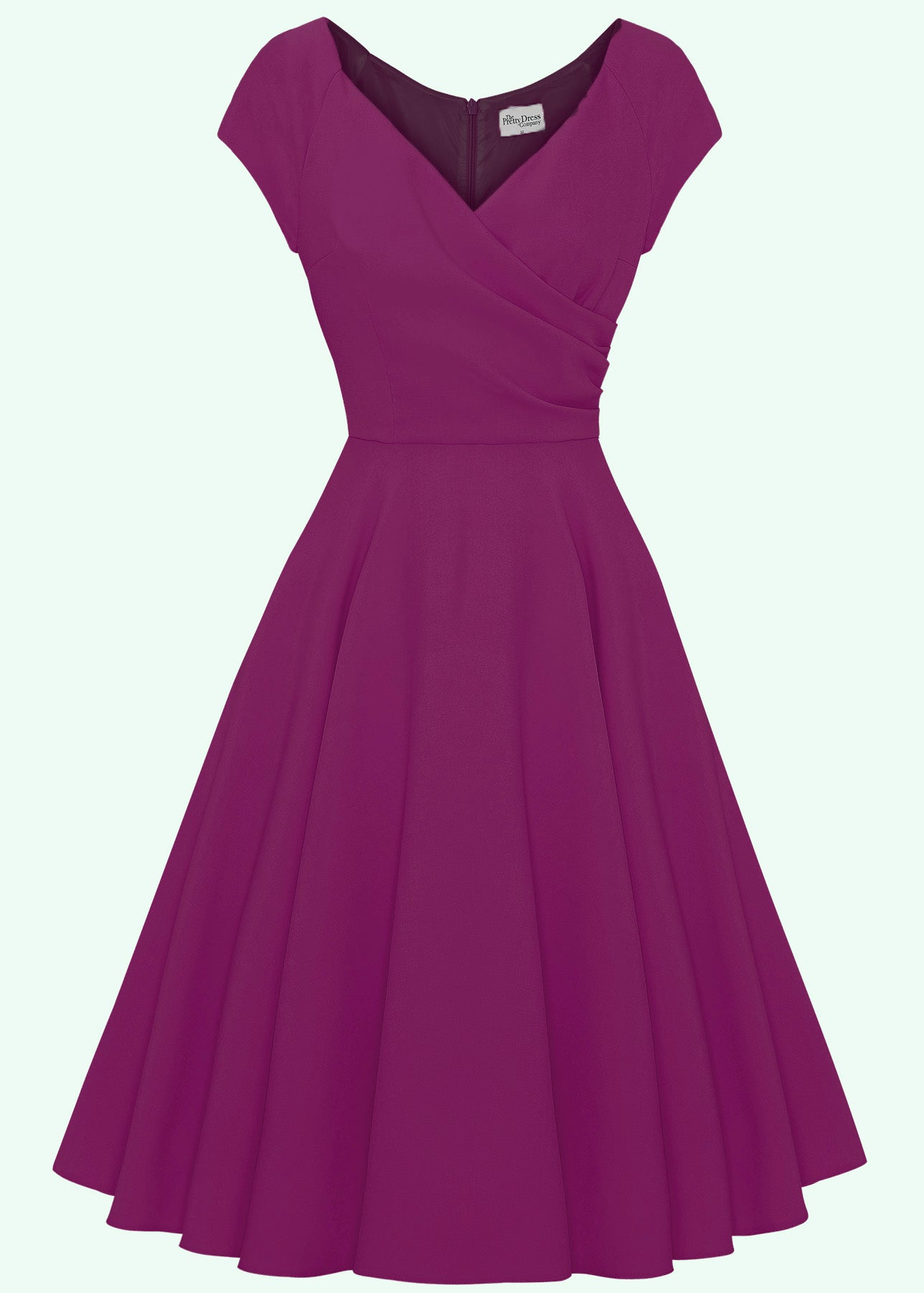 Pretty Dress Company 1950er Hourglass Pencil Kjole I Lilla main image 0