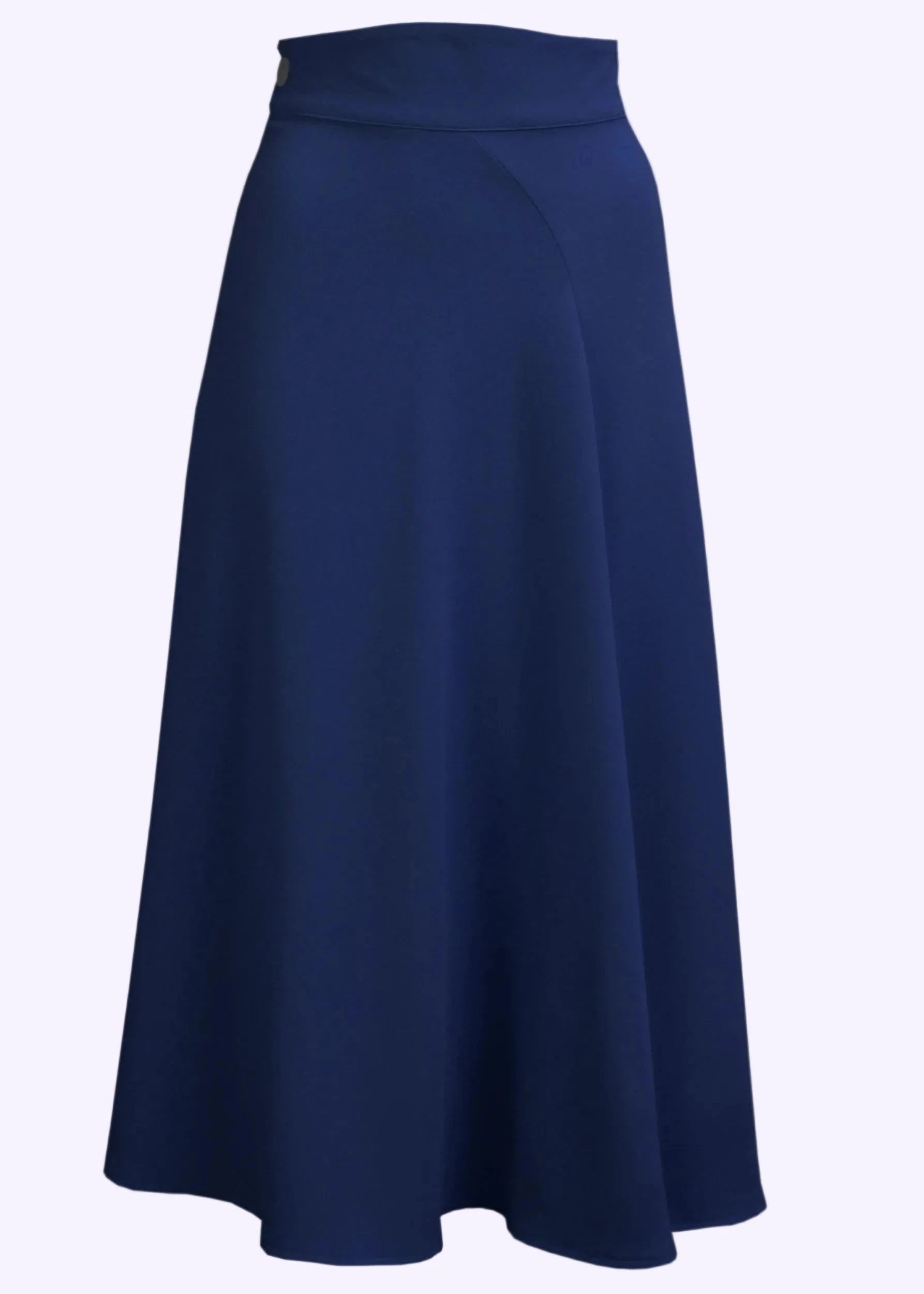 1930s Swirl Skirt - navy top House of Foxy 
