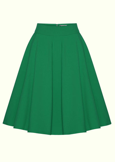 1950er stils swingnederdel i grøn Daisy Dapper 