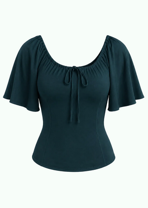 Butterfly top - grøn