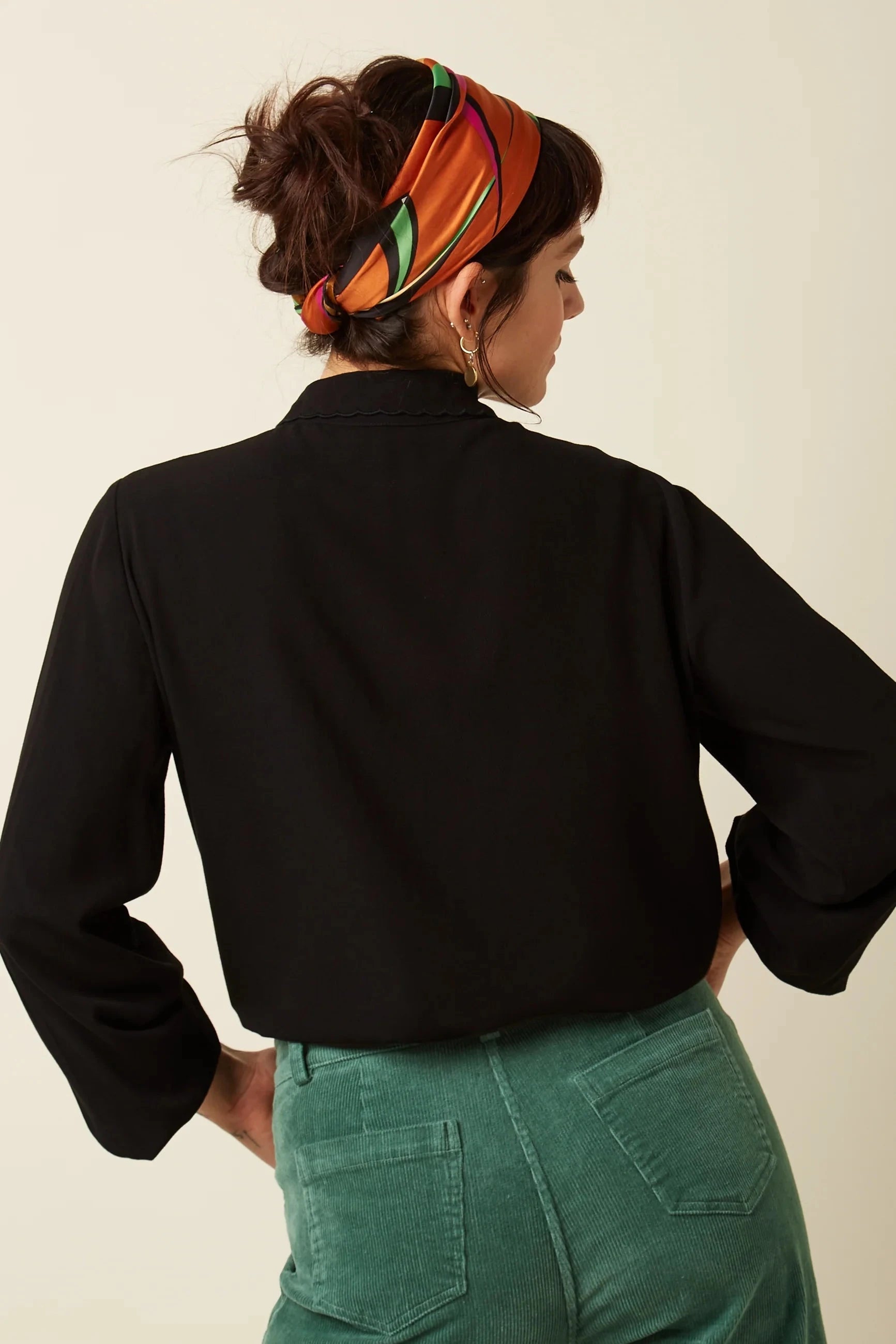 Alicia Skjorte i sort King Louie 