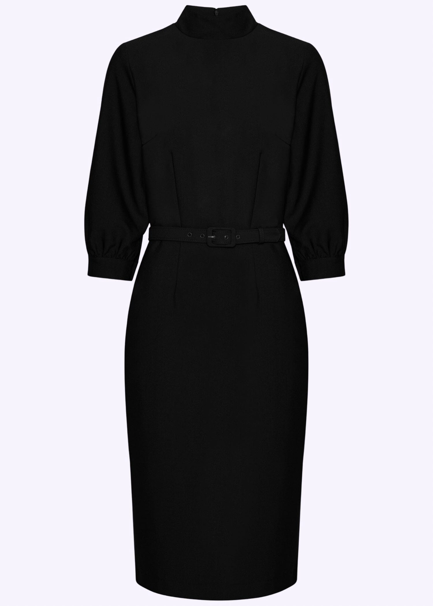 Audrey turtleneck kjole i sort Kjoler Daisy Dapper 