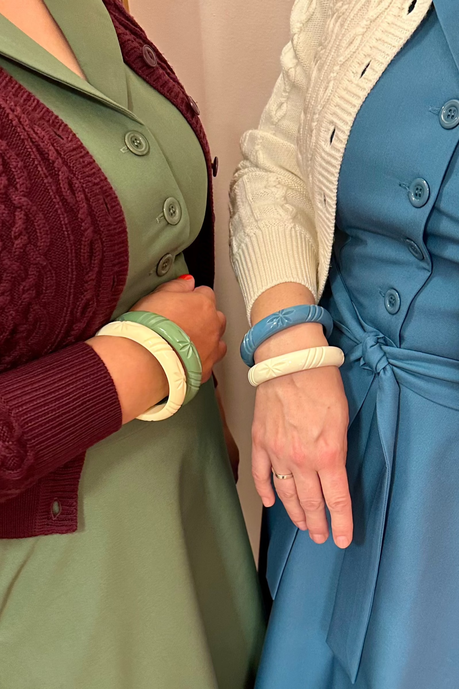 Betty skjortekjole i Air force blue skjortekjole Daisy Dapper 