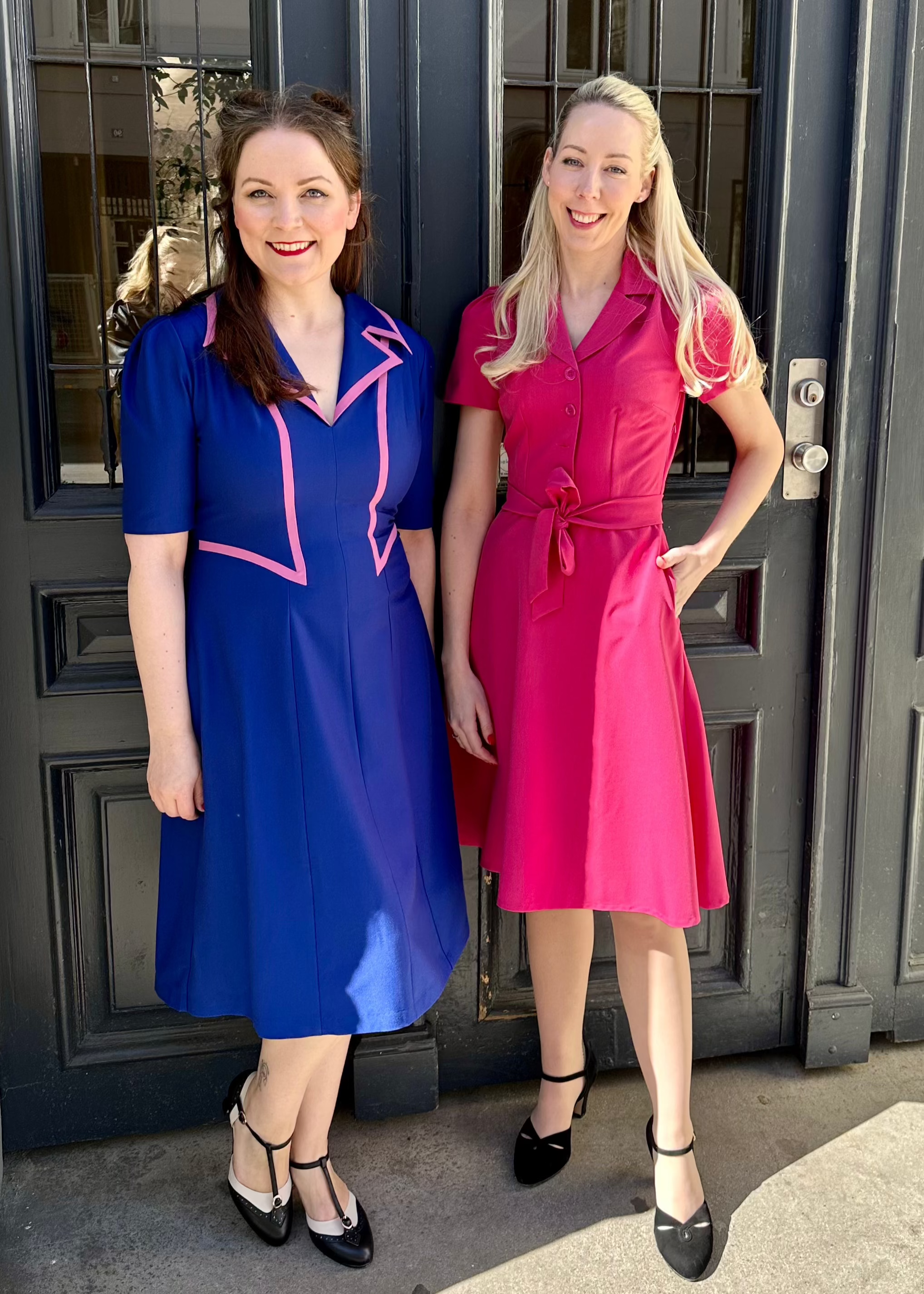 Betty skjortekjole i raspberry Kjoler Daisy Dapper 