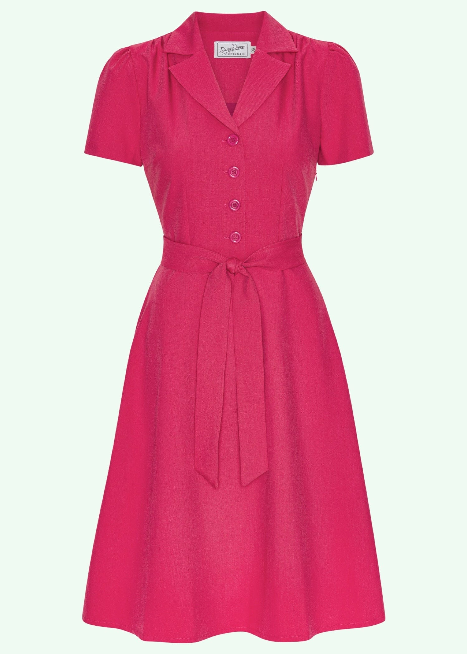 Betty skjortekjole i raspberry Kjoler Daisy Dapper 