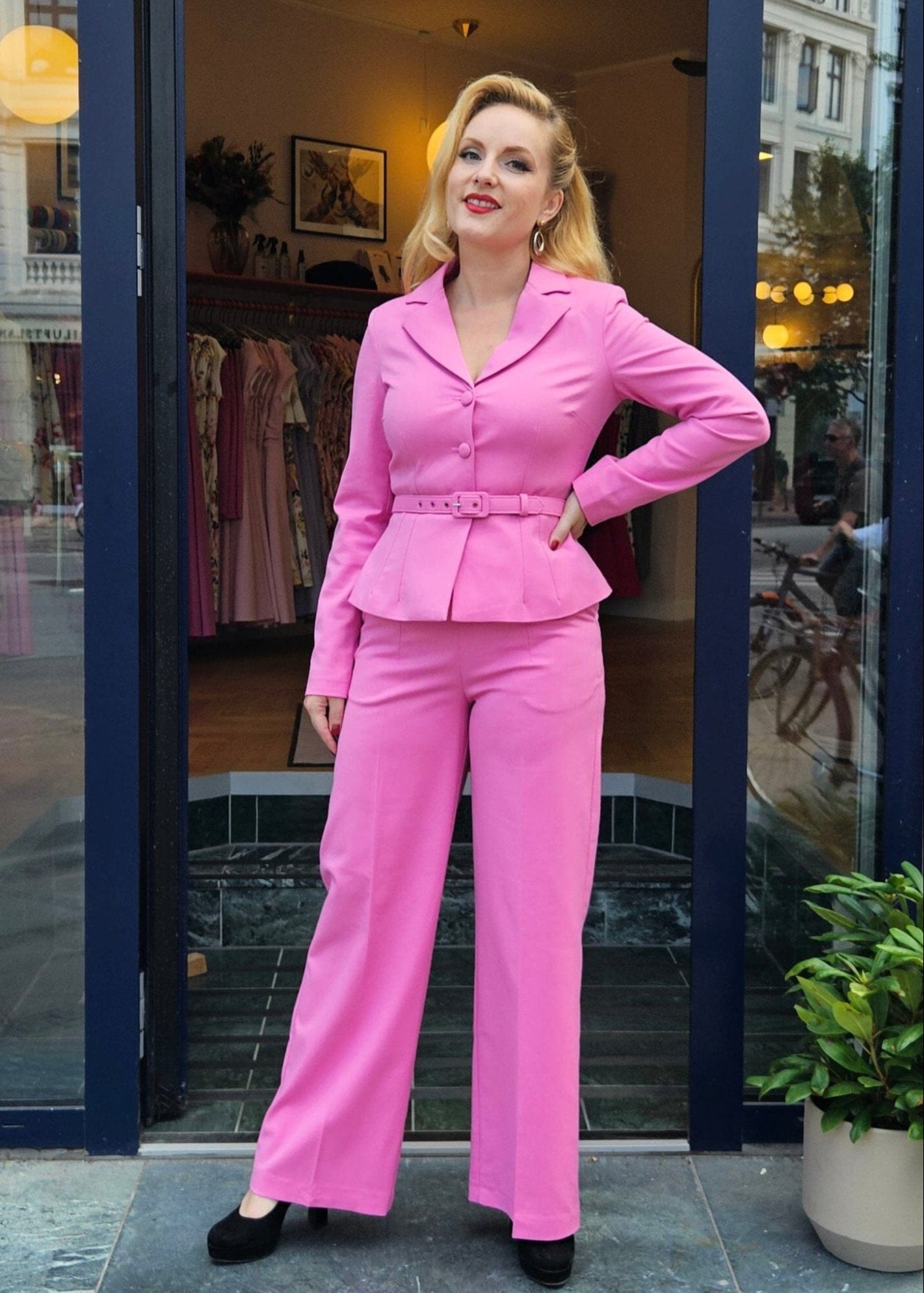 Billie bukser i cerise pink bukser Daisy Dapper 