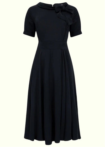 Bloomsbury: Cindy vintage stils kjole i sort Seamstress Of Bloomsbury 