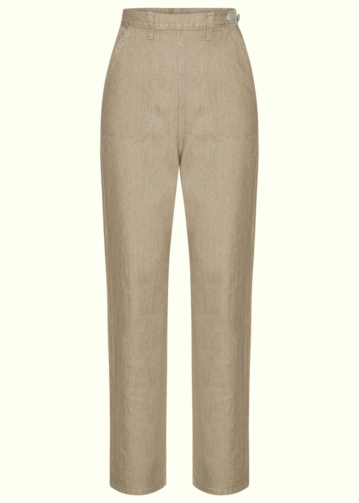 Classic jeans i lys beige bukser Freddies Of Pinewood 