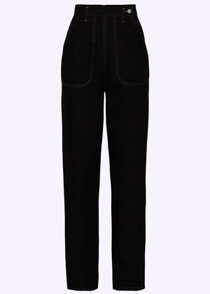 Classic jeans - sort denim Bukser Freddies of Pinewood 