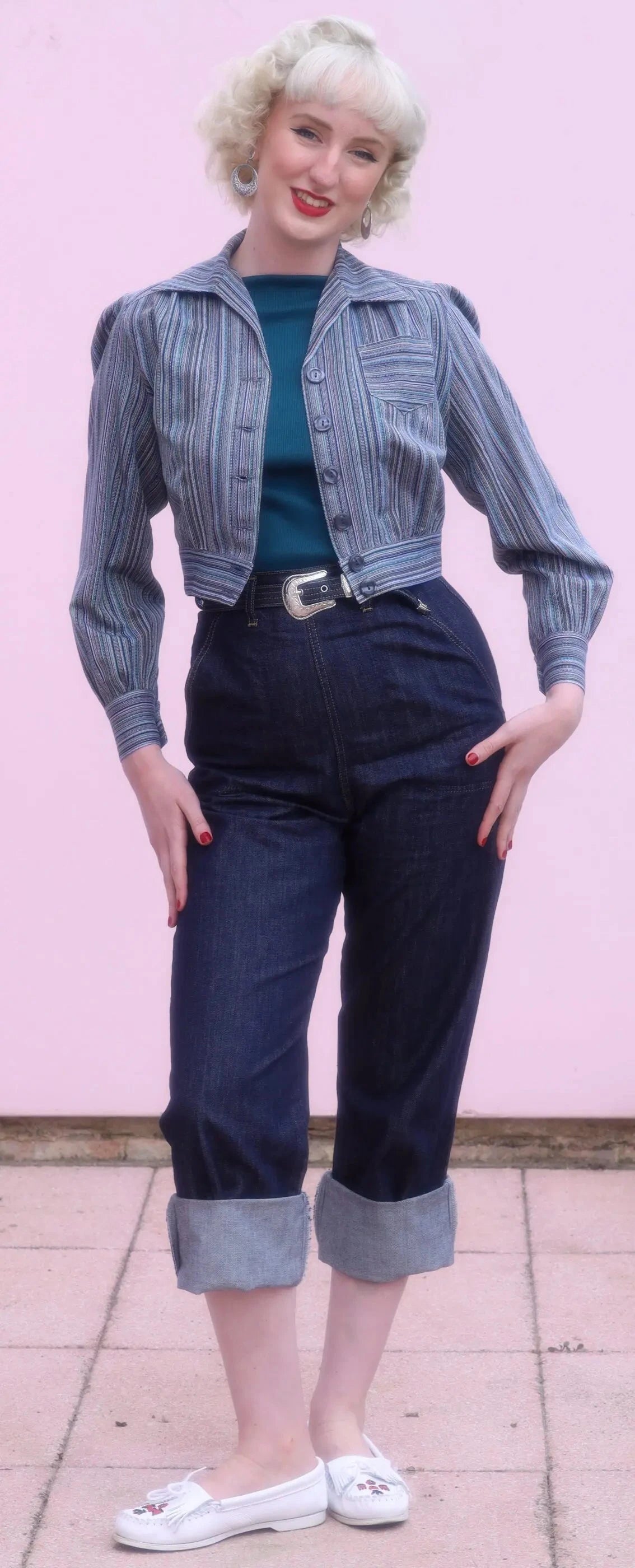 Classic Lite jeans i mørkeblå bukser Freddies Of Pinewood 