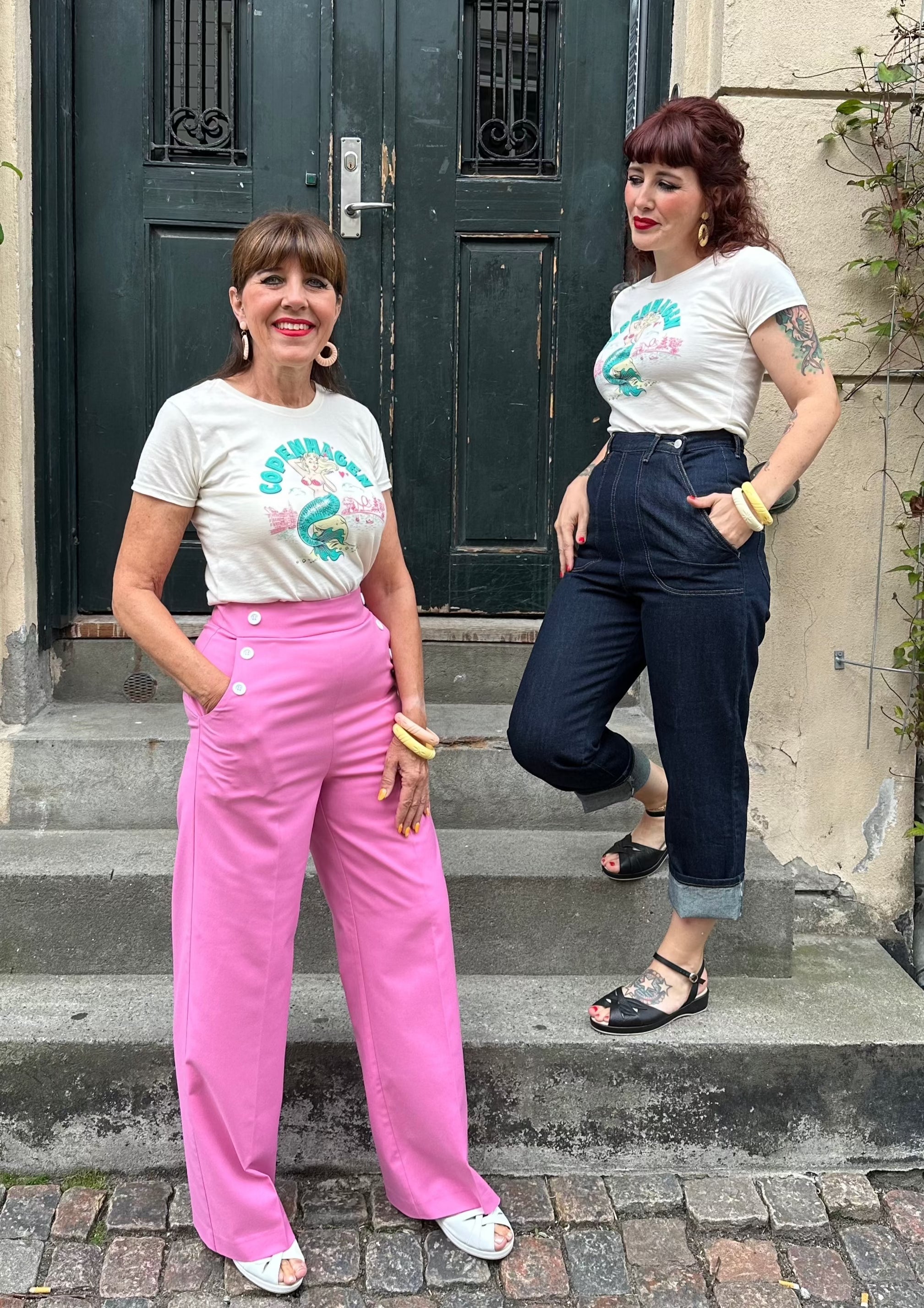 "Copenhagen" T-shirt i 1950'er stil tshirt Rock It Rosie 