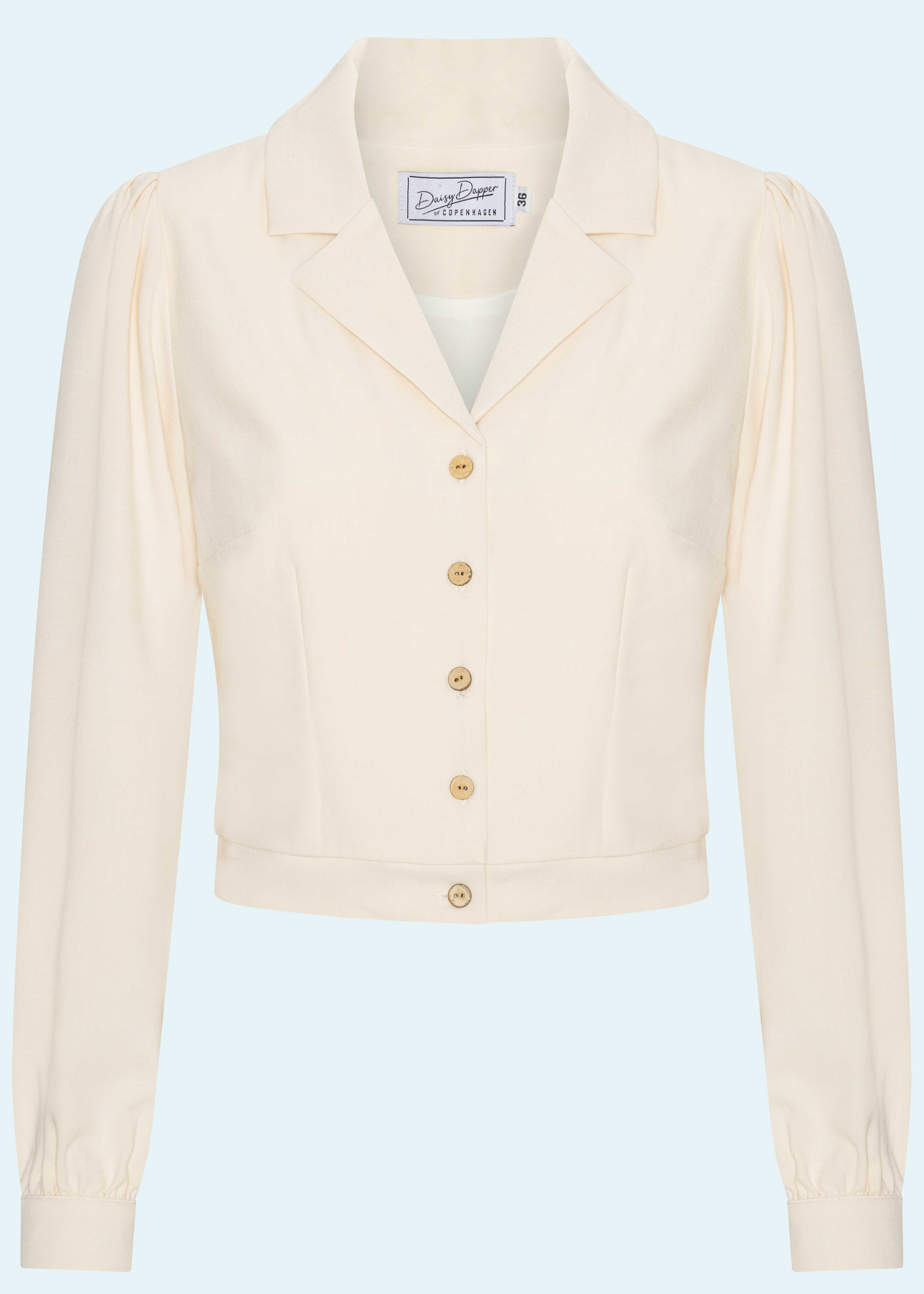 Daisy langærmet skjorte i råhvid langærmet skjorte Daisy Dapper 