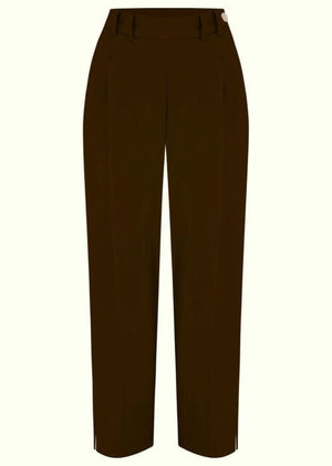 Dorothy Tapered ankelbukser i brun bukser Weekend Doll 