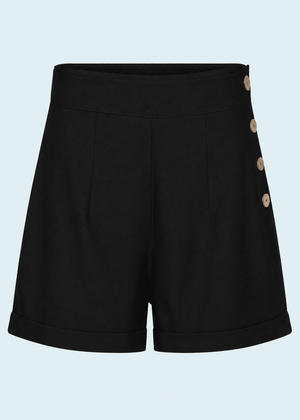 Højtaljede shorts - sort Shorts Daisy Dapper 