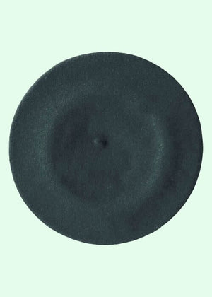 Klassisk petrol farvet baret i uld Accessories Diefenthal 
