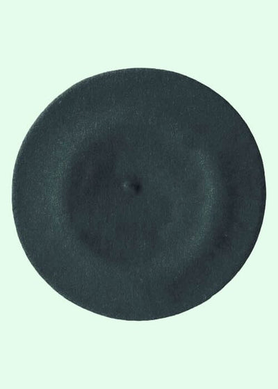 Klassisk petrol farvet baret i uld Accessories Diefenthal 